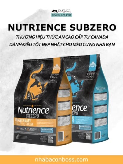 Hạt Nutrience Subzero cho Mèo - Petshop Nhà Ba Con Boss