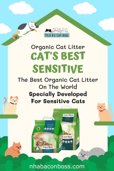 Cat's Best Sensitive Cat Litter - Super Odor Control