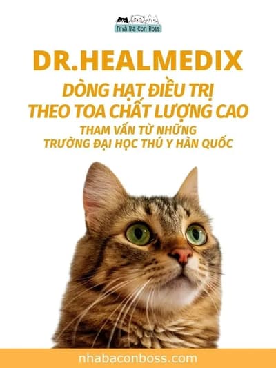 Hạt Cho Mèo Dr. Healmedix - Luôn đảm bảo sức khỏe lành mạnh - Petshop Nhà Ba Con Boss