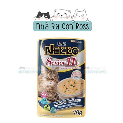 Combo 12 ( 1 Hộp) - Pate Cho Mèo Nekko Senior Gói 70g 12