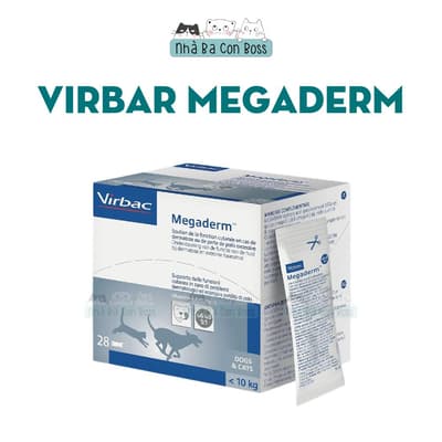 [Gel Dinh Dưỡng] Virbac Megaderm Đẹp Da & Lông Cho Mèo