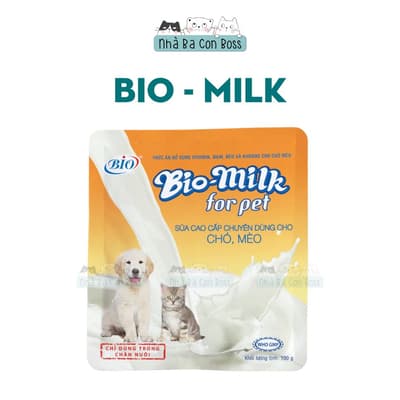 Sữa Bột Cho Cho Mèo/ Chó Con Bio-Milk Gói 100g