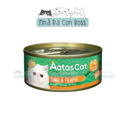 Pate Cho Mèo Aatas Jelly Lon 80g 11