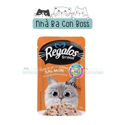 Combo 12 ( 1 Hộp) - Pate Cho Mèo Regalos Gói 70g 8