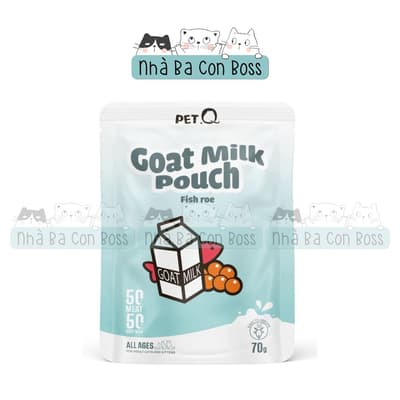 Pate Cho Mèo PetQ Sữa Dê Gói 70g 7