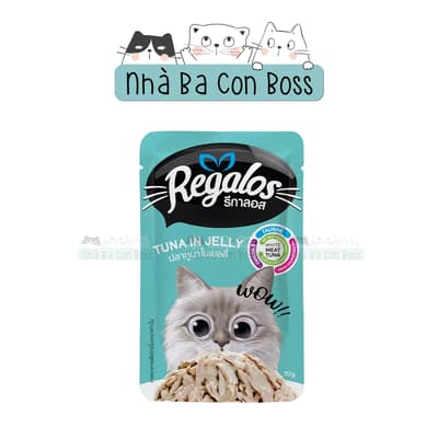 Combo 12 ( 1 Hộp) - Pate Cho Mèo Regalos Gói 70g 4