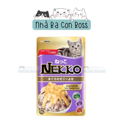 TL - Pate Cho Mèo Nekko Jelly Gói 70g 5