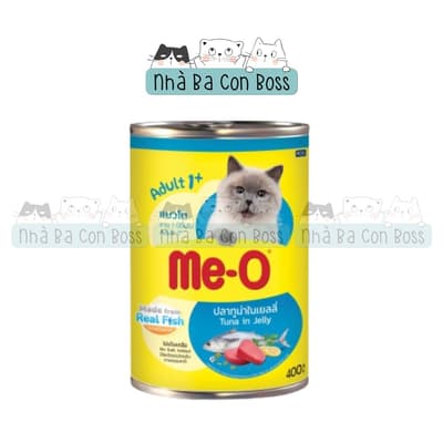 Combo 12 Pate Cho Mèo Trưởng Thành Me-O Lon 400g 2