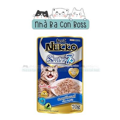 Pate Cho Mèo Nekko Senior Gói 70g 9
