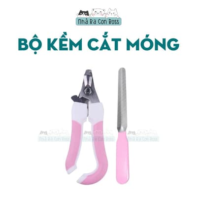 Bộ Kềm Cắt Móng & Dũa Cho Thú Cưng
