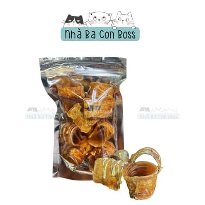 Snack Nhai Sạch Răng/ Bánh Thưởng/ Que Gặm Cho Chó Crackie - Gà Cuộn Sụn Bò Gói 100g
