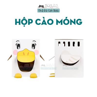 Hộp Cào Móng Hình Con Vịt Cho Mèo