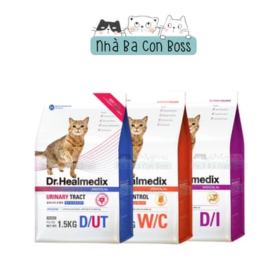 Thức Ăn Hạt Cho Mèo Dr.Healmedix Gói 1.5kg