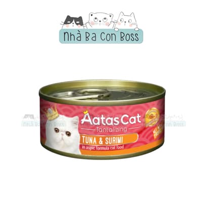 Pate Cho Mèo Aatas Jelly Lon 80g 17