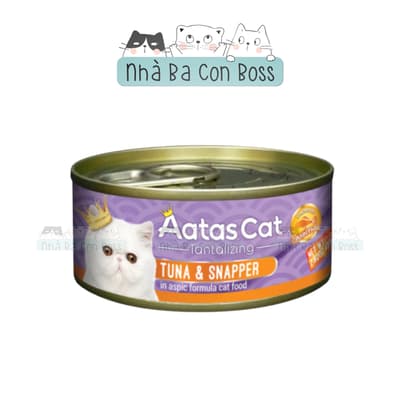 Pate Cho Mèo Aatas Jelly Lon 80g 8