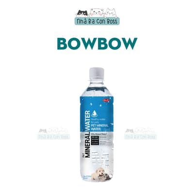 [Dinh Dưỡng] Nước Khoáng Bowbow Cấp Đạm & Can Xi Cho Mèo/ Chó