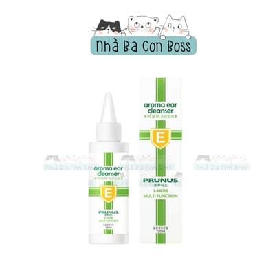 Dung Dịch Vệ Sinh Tai Prunus Cho Mèo/Chó Chai 120ml