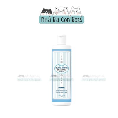 Dầu Tắm Gội Prunus Ultra White Shampoo Cho Chó Lông Trắng/Sáng Màu