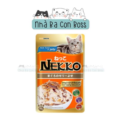 TL - Pate Cho Mèo Nekko Jelly Gói 70g 2