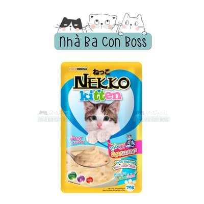 TL - Pate Cho Mèo Nekko Kitten Gói 70g 13