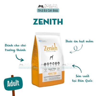 Thức Ăn Hạt Mềm Cho Chó Trưởng Thành Zenith Adult