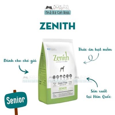 Thức Ăn Hạt Mềm Cho Chó Già Zenith Senior
