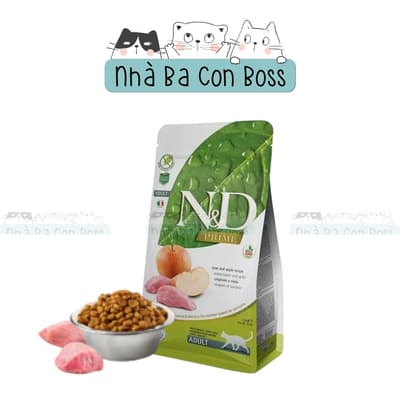 Thức Ăn Hạt Cho Mèo N&D (ND) Prime Adult Heo Rừng & Táo