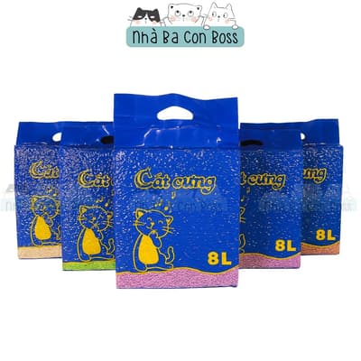 Combo 1 Thùng 8 Bao - Cát Vệ Sinh Cat Cưng Tofu Cho Mèo Bao 6L (2.5kg)