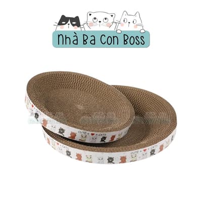 Bàn Cào Ổ Nằm Tròn Cho Mèo