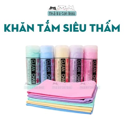 Khăn Tắm Siêu Thấm Cho Thú Cưng