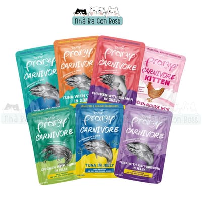 Pate Cho Mèo Pramy Carnivore Gói 70g