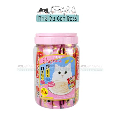 Súp Thưởng Ciao Churu Cho Mèo Hộp 50 Tuýp 4