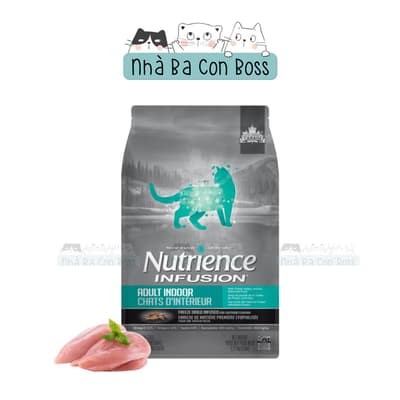 Thức Ăn Hạt Cho Mèo Trưởng Thành Nutrience Infusion Thịt Gà & Rau Củ Quả Tự Nhiên