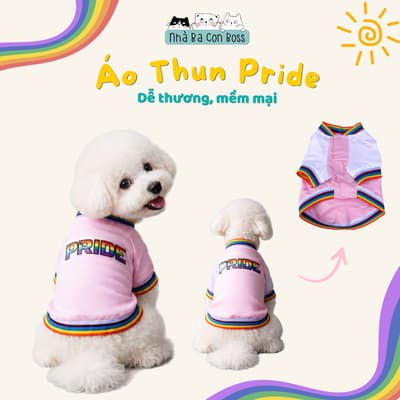 Áo Thun Cho Chó Kiki Pride - Hồng