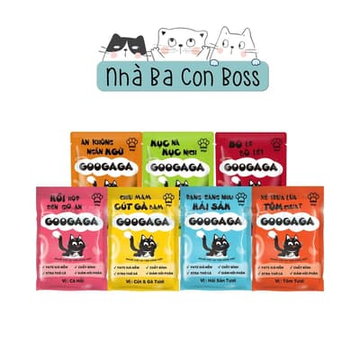 Pate Googaga Cho Mèo Gói 85g