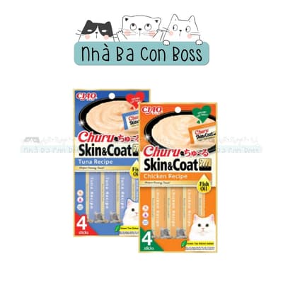 Súp Thưởng Ciao Churu Skin & Coat 14gx4