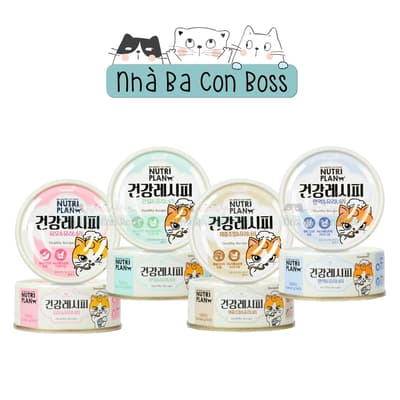 Combo 1 Hộp 12 Lon - Pate Nutri Plan Cho Mèo Lon 90g