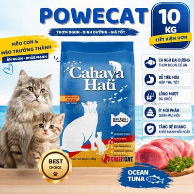 Thức Ăn Hạt Cho Mèo Powercat Cahaya Hati