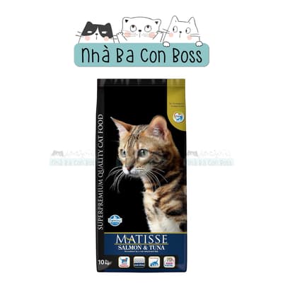 Thức Ăn Hạt Cho Mèo Matisse Cá Hồi & Cá Ngừ