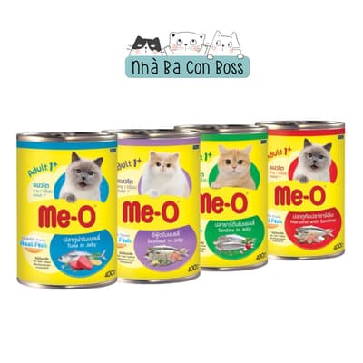 Pate Cho Mèo Trưởng Thành Me-O Lon 400g
