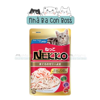 TL - Pate Cho Mèo Nekko Jelly Gói 70g 7