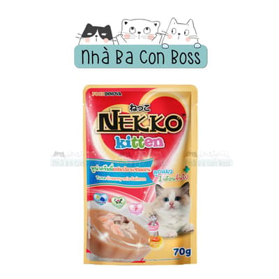 TL - Pate Cho Mèo Nekko Kitten Gói 70g 5