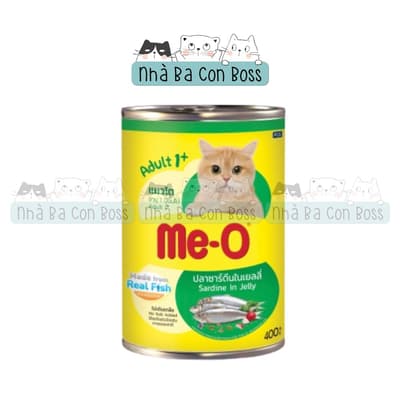 Pate Cho Mèo Trưởng Thành Me-O Lon 400g 4