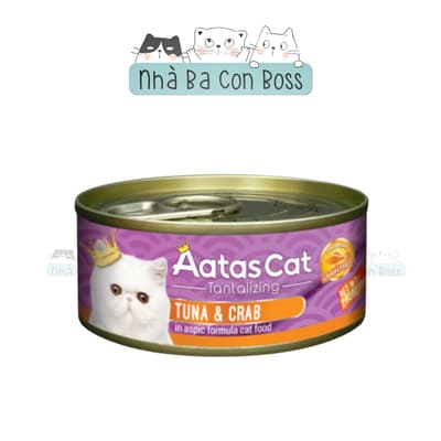 Pate Cho Mèo Aatas Jelly Lon 80g 13