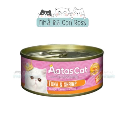 Pate Cho Mèo Aatas Jelly Lon 80g 16