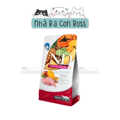 Thức Ăn Hạt Cho Mèo N&D (ND) Tropical Selection Adult Gà
