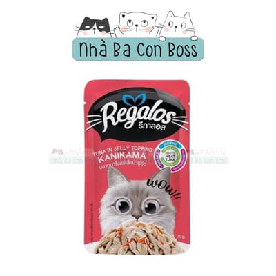 Combo 12 ( 1 Hộp) - Pate Cho Mèo Regalos Gói 70g 6