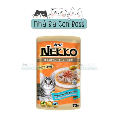Pate Cho Mèo Nekko Gravy Gói 70g 2