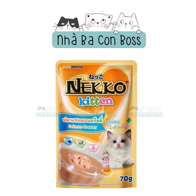 Combo 48 (1 Thùng) - Pate Cho Mèo Nekko Kitten Gói 70g 2