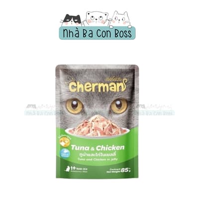 Combo 48 (1 Thùng) - Pate Cho Mèo Cherman Jelly Gói 85g 4